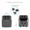 StarTech.com Dual-port USB wall charger - international travel - 17W/3.4A - black