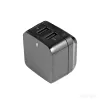 StarTech.com Dual-port USB wall charger - international travel - 17W/3.4A - black