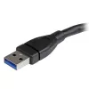 StarTech.com USB 3.0 A-to-A extension cable - 6 in, black, 0.152 m, USB A, USB A, USB 3.2 Gen 1 (3.1 Gen 1), 5 Gbit/s, Black