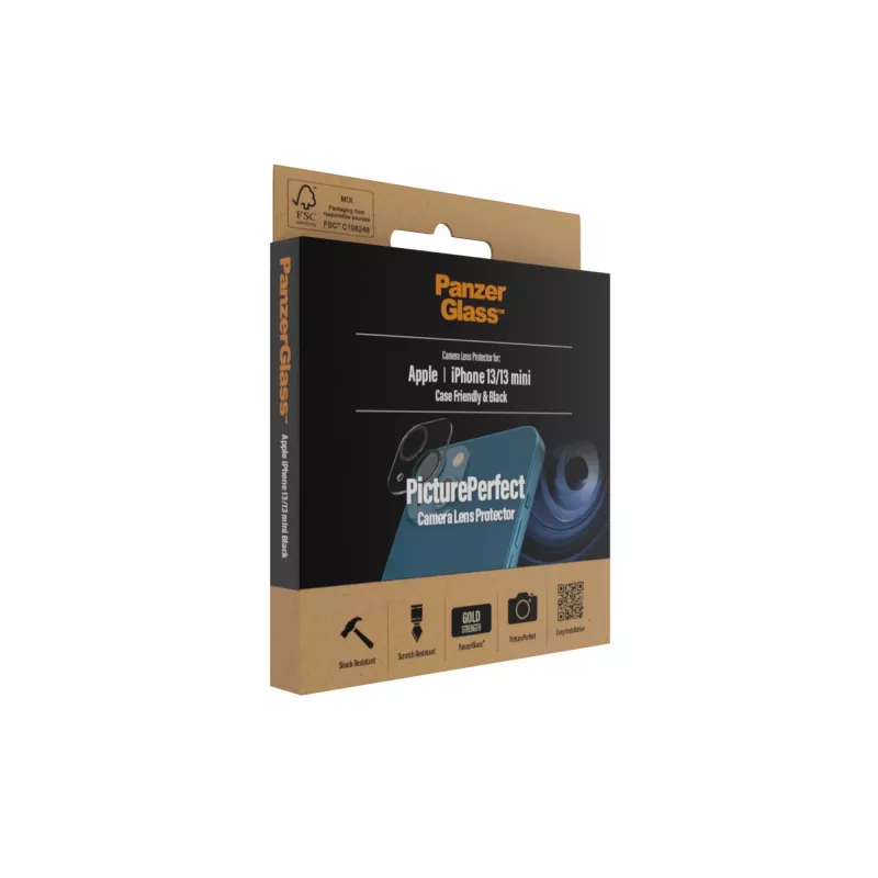 Camera Lens Protector PanzerGlass for Apple iPhone 13 / 13 Mini — Tempered Glass, Scratch & Shock Resistant, Transparent