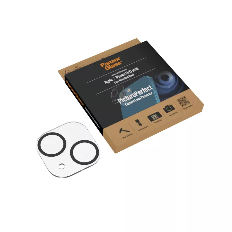 Camera Lens Protector PanzerGlass for Apple iPhone 13 / 13 Mini — Tempered Glass, Scratch & Shock Resistant, Transparent