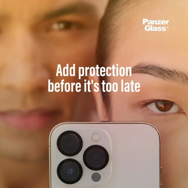 Camera Lens Protector PanzerGlass for Apple iPhone 13 / 13 Mini — Tempered Glass, Scratch & Shock Resistant, Transparent