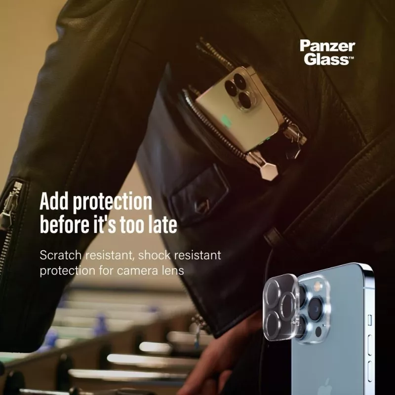 Camera Lens Protector PanzerGlass for Apple iPhone 13 / 13 Mini — Tempered Glass, Scratch & Shock Resistant, Transparent