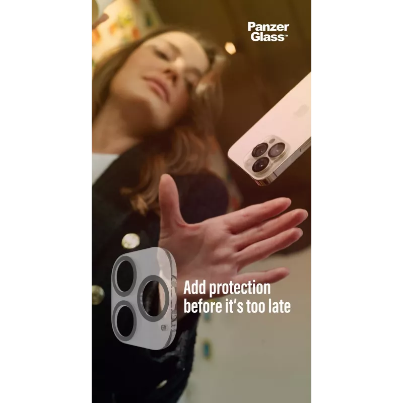 Camera Lens Protector PanzerGlass for Apple iPhone 13 / 13 Mini — Tempered Glass, Scratch & Shock Resistant, Transparent