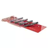 StarTech.com Quad M.2 PCIe Adapter Card, PCIe x16 to Quad NVMe or AHCI M.2 SSDs, PCI Express 4.0, 7.8GBps/Drive, Bifurcation Required, Windows/Linux Compatible