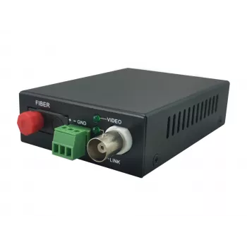 AV transmitter LevelOne 1-Channel BNC over Fiber Optic Extender Kit 20km