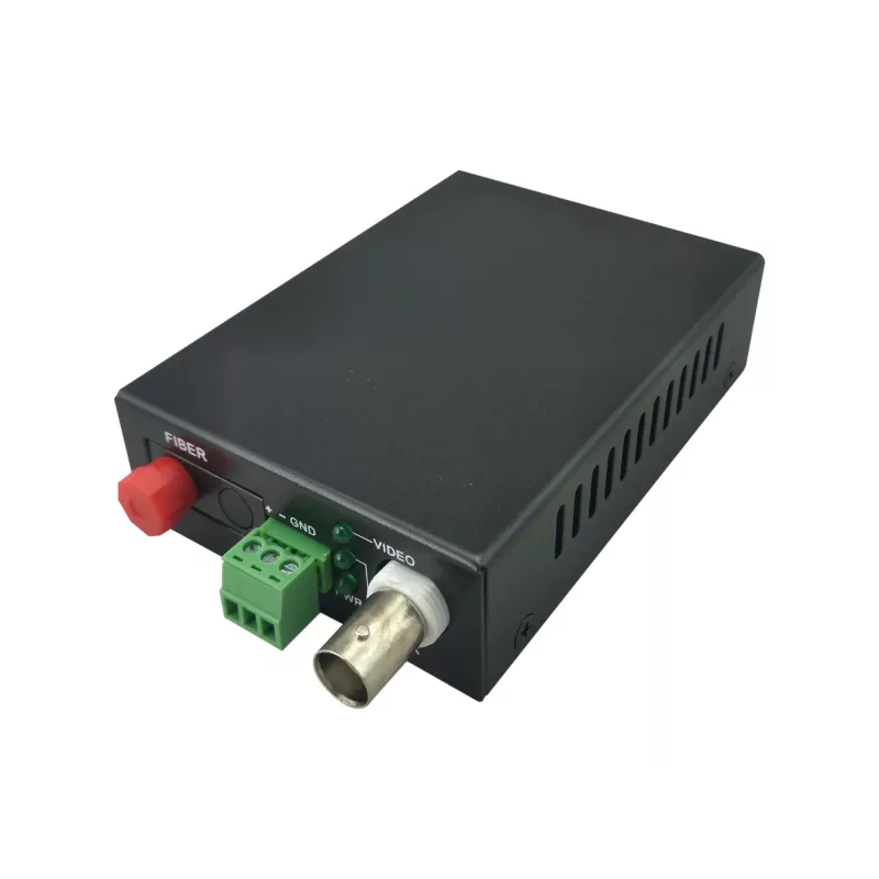 AV transmitter LevelOne 1-Channel BNC over Fiber Optic Extender Kit 20km