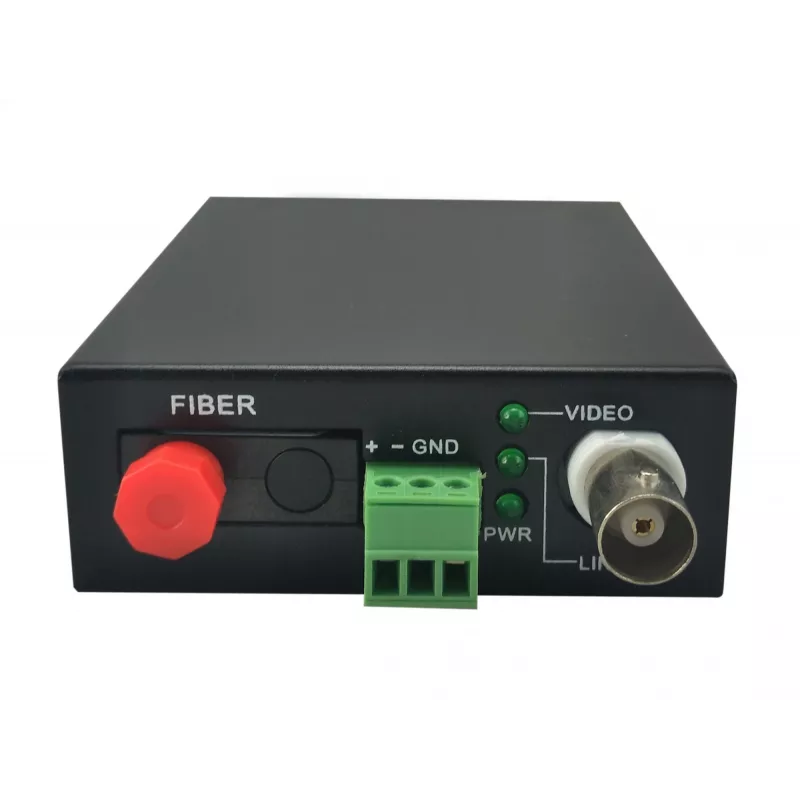 AV transmitter LevelOne 1-Channel BNC over Fiber Optic Extender Kit 20km