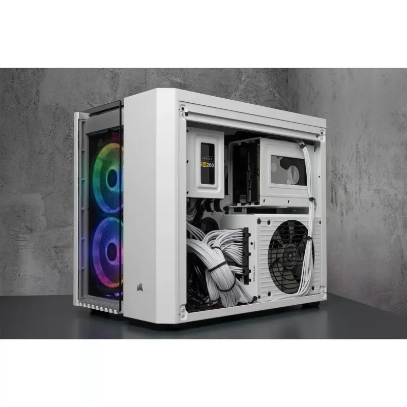 PC Case Corsair Crystal 280X Micro ATX White