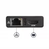 StarTech.com USB-C Multiport Adapter - USB-C Travel Docking Station with 4K HDMI - 60W Power Delivery Pass-Through, GbE, 2pt USB-A 3.0 Hub - Portable Mini USB Type-C Dock for Laptop