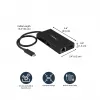 StarTech.com USB-C Multiport Adapter - USB-C Travel Docking Station with 4K HDMI - 60W Power Delivery Pass-Through, GbE, 2pt USB-A 3.0 Hub - Portable Mini USB Type-C Dock for Laptop