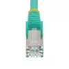 StarTech.com 3m CAT6a Ethernet Cable - Aqua - Low Smoke Zero Halogen (LSZH) - 10GbE 500MHz 100W PoE++ Snagless RJ-45 w/Strain Reliefs S/FTP Network Patch Cord