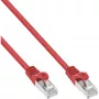 InLine Patch Cable SF/UTP Cat.5e red 3m