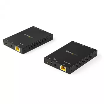 StarTech.com HDMI over CAT6 Extender Kit - 4K 60Hz, 3840 x 2160 pixels, AV transmitter & receiver, 50 m, Wired, Black, HDCP