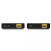 StarTech.com HDMI over CAT6 Extender Kit - 4K 60Hz, 3840 x 2160 pixels, AV transmitter & receiver, 50 m, Wired, Black, HDCP