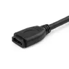 StarTech.com 6 inch (15cm) HDMI Port Saver Cable - 4K 60Hz High Speed HDMI 2.0 Extension Cable with Ethernet - Short HDMI Extension Cable - HDMI Male to Female Extension Adapter Cord