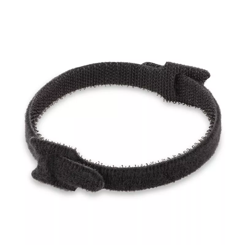 StarTech.com 6in Hook and Loop Cable Ties - 50 Pack - Black - Reusable Cable Straps - Adjustable and Flexible - Cord Organizer Tie/Wraps for Cable Management - Wire Loop Ties