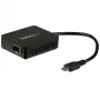 StarTech.com USB-C to Fiber Optic Converter - Open SFP, Wired, USB Type-C, Fiber, 1000 Mbit/s, Black
