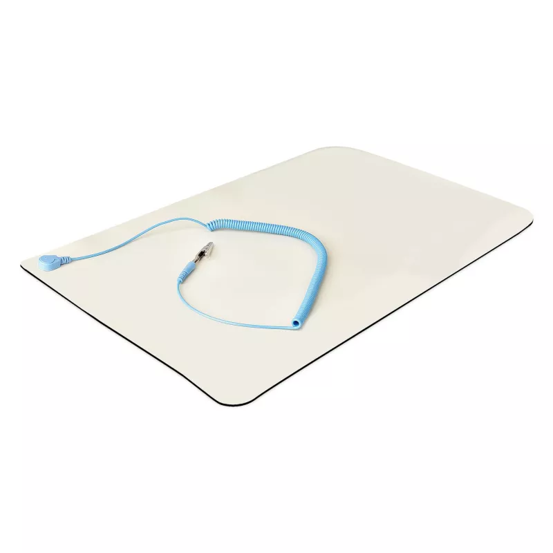 StarTech.com Anti Static Mat, ESD Mat for Electronics Repair, Anti Static Table/Desk Mat w/Detachable Grounding Wire, ANSI/ESD S 4.1, Flexible Thermoplastic Work Pad/Mat, 11x18in (30x46cm)