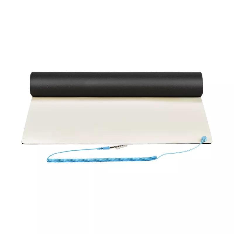 StarTech.com Anti Static Mat, ESD Mat for Electronics Repair, Anti Static Table/Desk Mat w/Detachable Grounding Wire, ANSI/ESD S 4.1, Flexible Thermoplastic Work Pad/Mat, 11x18in (30x46cm)