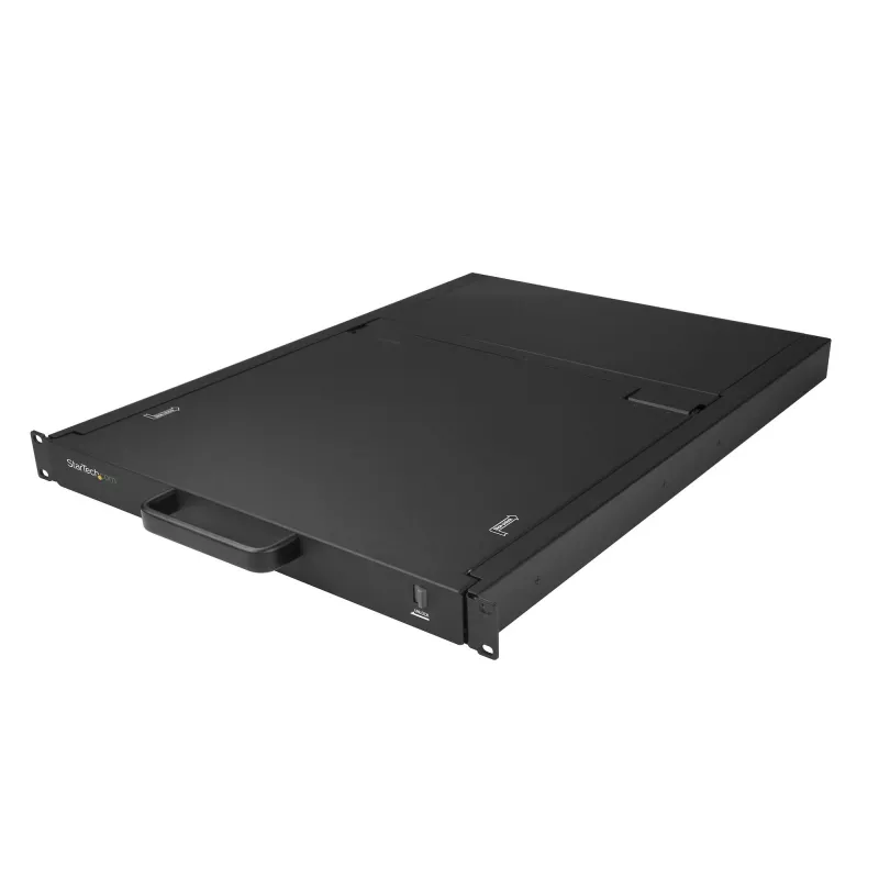 StarTech.com 8 Port Rackmount KVM Console w/ 6ft Cables - Integrated KVM Switch w/ 19 inch LCD Monitor - Fully Featured 1U LCD KVM Drawer- OSD KVM - Durable 50,000 MTBF - USB + VGA Support