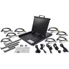 StarTech.com 8 Port Rackmount KVM Console w/ 6ft Cables - Integrated KVM Switch w/ 19 inch LCD Monitor - Fully Featured 1U LCD KVM Drawer- OSD KVM - Durable 50,000 MTBF - USB + VGA Support
