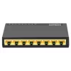 Intellinet 8-Port Gigabit Ethernet Switch, Desktop Size, Plastic, IEEE 802.3az (Energy Efficient Ethernet), Black