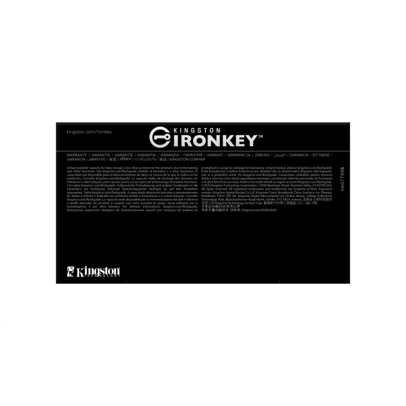 Kingston Technology IronKey 16GB D500S FIPS 140-3 Lvl 3 AES-256