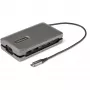 StarTech.com USB C Multiport Adapter - USB C to 4K 60Hz HDMI 2.0 - 2-Port 10Gbps USB Hub - 100W Power Delivery Pass-through - GbE - SD/MicroSD - USB Type-C Mini Dock - 10 inch Cable