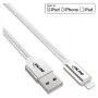 InLine Lightning USB Cable, for iPad, iPhone, iPod, silver/alu 2m MFi-certified