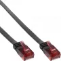 InLine Flat Ultraslim Patch Cable U/UTP Cat.6 Gigabit ready black 3m