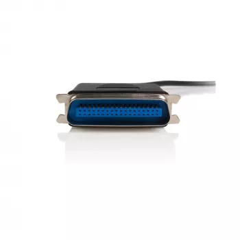 StarTech.com 6 ft USB to Parallel Printer Adapter - M/M, Black, Centronics, USB A, 1.9 m, Male/Male, USB A, Centronics 36