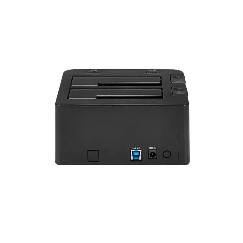 StarTech.com Dual-Bay USB 3.0 to SATA Hard Drive Docking Station, USB Hard Drive Dock, External 2.5/3.5 inch SATA I/II/III SSD/HDD Docking Station, Hot-Swap Hard Drive Bay, Top-Loading
