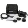 StarTech.com Dual-Bay USB 3.0 to SATA Hard Drive Docking Station, USB Hard Drive Dock, External 2.5/3.5 inch SATA I/II/III SSD/HDD Docking Station, Hot-Swap Hard Drive Bay, Top-Loading