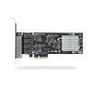 StarTech.com 4-Port 2.5Gbps NBASE-T PCIe Network Card, Intel I225-V, Quad-Port Computer Network Card, Multi-Gigabit NIC, PCI Express Server LAN Card, Desktop Ethernet Interface