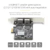 StarTech.com 2-Port 2.5Gbps NBASE-T PCIe Network Card, Intel I225-V, Dual-Port Computer Network Card, Multi-Gigabit NIC, PCI Express Server LAN Card, Desktop Ethernet Interface