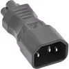 InLine Power supply adapter IEC 60320 C14 / C5, 3-pin, IEC device / notebook