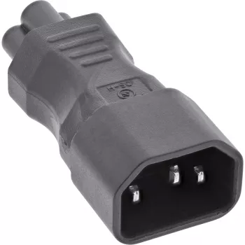 InLine Power supply adapter IEC 60320 C14 / C5, 3-pin, IEC device / notebook