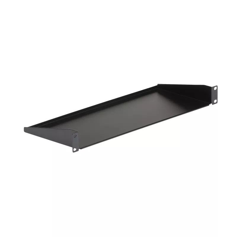 StarTech.com 1U Server Rack Shelf, Universal Rack Mount Cantilever Tray for 19 inch Network Equipment Rack/Cabinet, Heavy Duty Steel, Weight Capacity 33lb/15kg, 7in (18cm) Deep