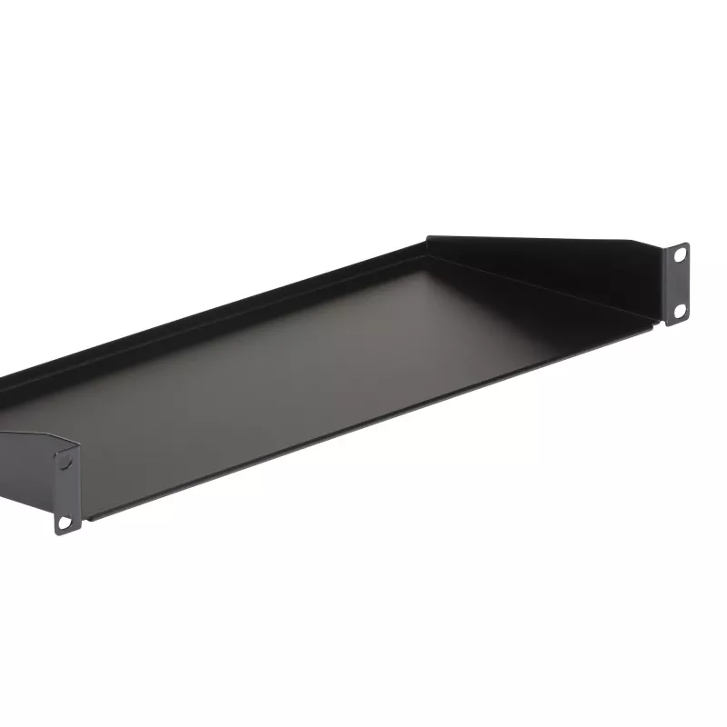 StarTech.com 1U Server Rack Shelf, Universal Rack Mount Cantilever Tray for 19 inch Network Equipment Rack/Cabinet, Heavy Duty Steel, Weight Capacity 33lb/15kg, 7in (18cm) Deep