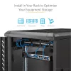 StarTech.com 1U Server Rack Shelf, Universal Rack Mount Cantilever Tray for 19 inch Network Equipment Rack/Cabinet, Heavy Duty Steel, Weight Capacity 33lb/15kg, 7in (18cm) Deep