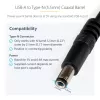 StarTech.com USB to 5.5mm Power Cable - Type N Barrel - 1m, 1 m, USB A, Barrel type N
