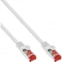 InLine Patch Cable S/FTP PiMF Cat.6 250MHz PVC copper white 0.25m