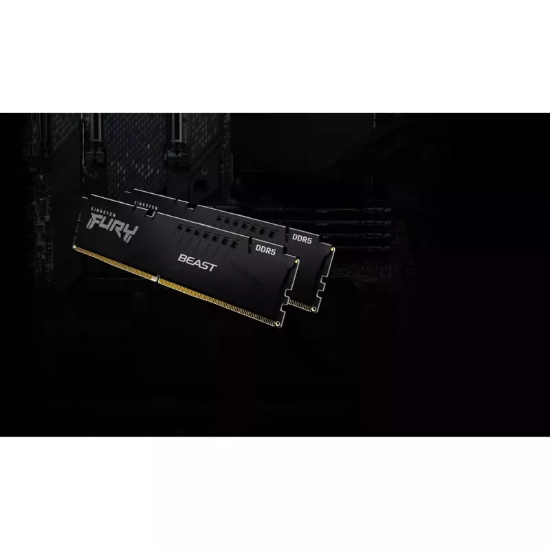 Memory RAM Kingston Technology FURY Beast 8GB 5600MT/s DDR5 CL36 DIMM Black