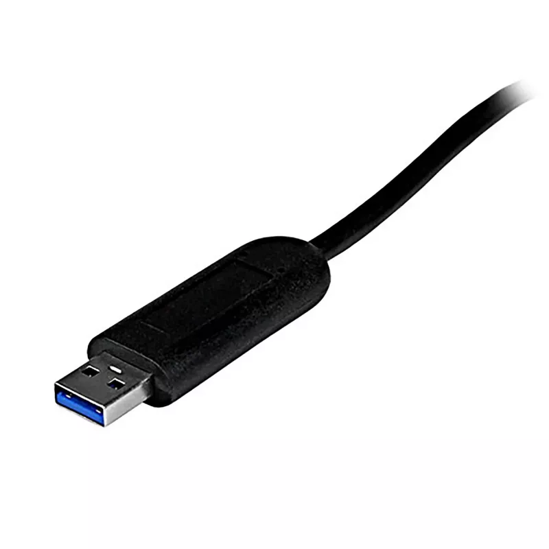 StarTech.com 4 Port Portable SuperSpeed USB 3.0 Hub with Built-in Cable~4 Port Portable SuperSpeed USB 3.0 Hub with Built-in Cable - 5Gbps