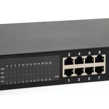 Unmanaged Switch LevelOne GEP-2421W150 24-Port Gigabit PoE