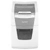 Paper shredder LEITZ IQ Autofeed Small Office 100, cross‑cut P-4, 8-sheet, 22 cm feed, 34 L bin, grey