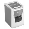 Paper shredder LEITZ IQ Autofeed Small Office 100, cross‑cut P-4, 8-sheet, 22 cm feed, 34 L bin, grey