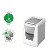 Paper shredder LEITZ IQ Autofeed Small Office 100, cross‑cut P-4, 8-sheet, 22 cm feed, 34 L bin, grey