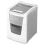 Paper shredder LEITZ IQ Autofeed Small Office 100, cross‑cut P-4, 8-sheet, 22 cm feed, 34 L bin, grey